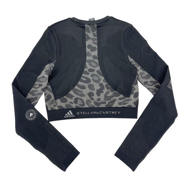 adidas by Stella McCartney Truepurpose Long Sleeve Crop Top Size M Workout Gym - Picture 7 of 8